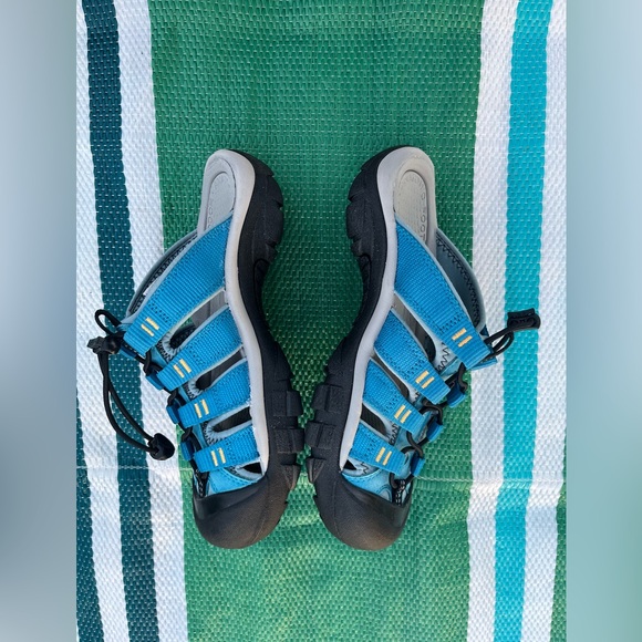KEEN Women's Newport H2 Slide On Sandals Fjord Blue/Iceland Poppy, Size 5.5 EUC - Picture 7 of 15